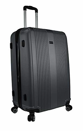 Mancini Leather Goods Santa Barbara 3 Piece Lightweight Hardside Spinner Luggage