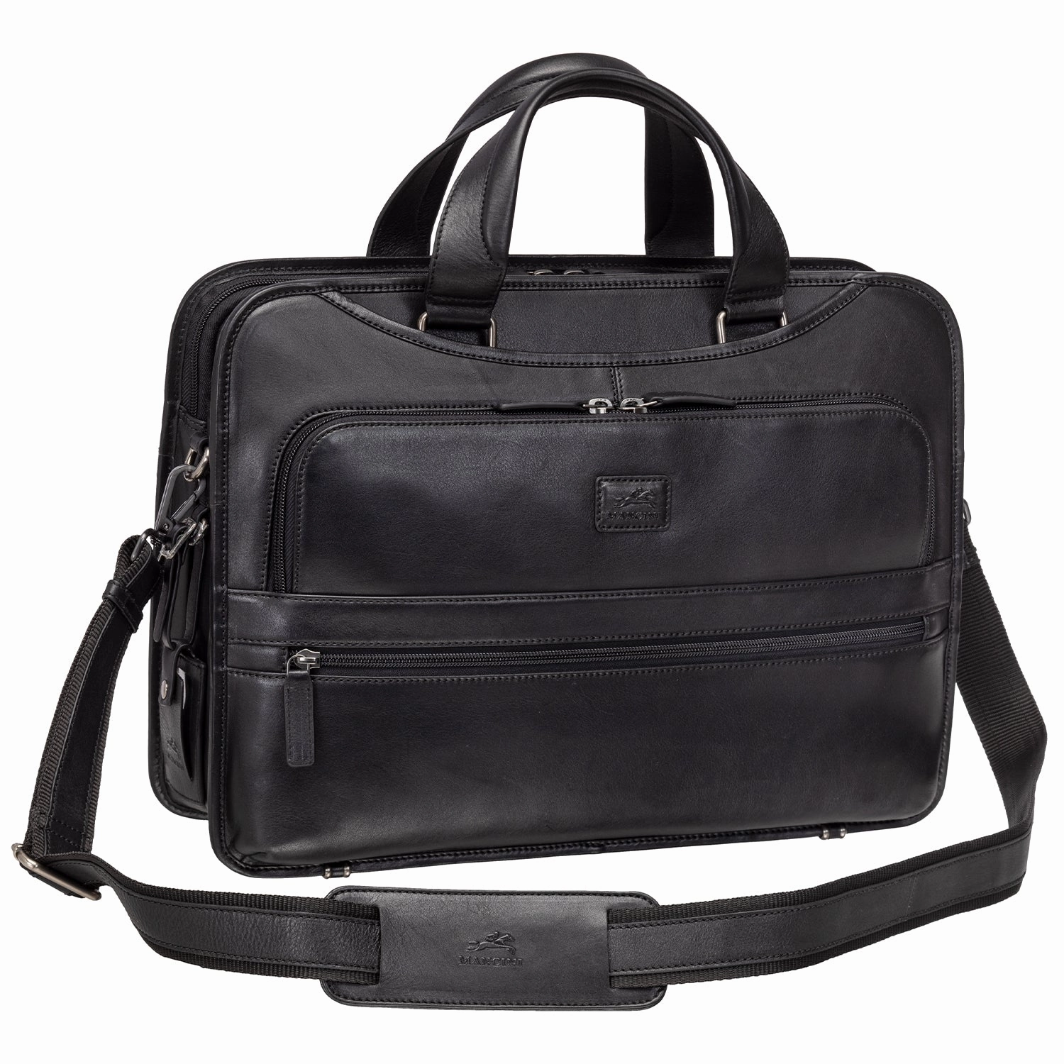 Mancini MILAN Triple Compartment Briefcase for 15.6 Laptop / Tablet