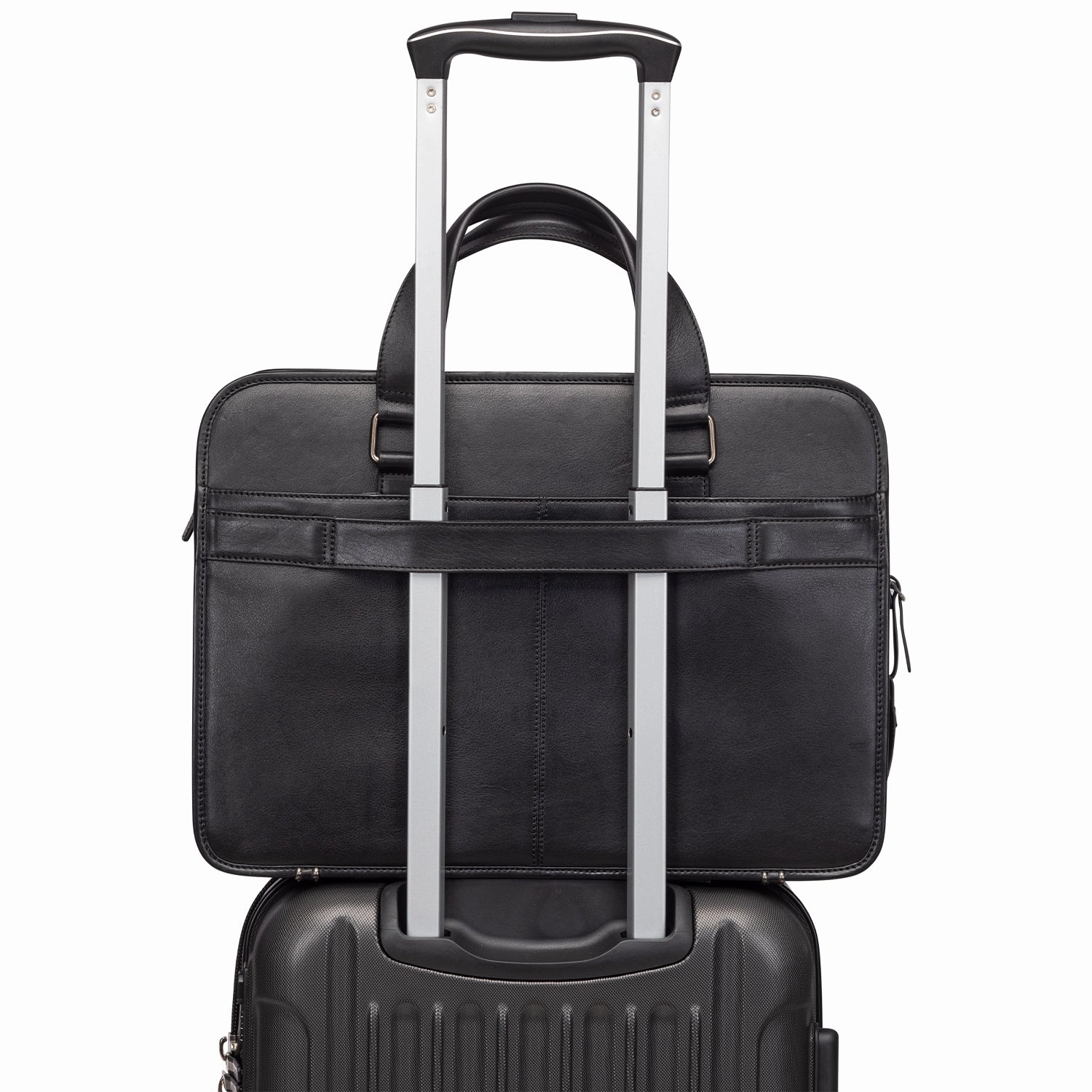 Mancini MILAN Triple Compartment Briefcase for 15.6 Laptop / Tablet