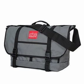 Manhattan Portage Downtown Ny Messenger Bag (Lg) (Grey)