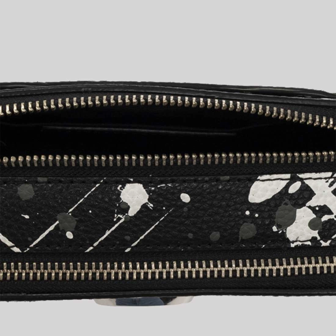 MARC JACOBS The Splatter Snapshot Shoulder Bag Black Multi H153L01SP22