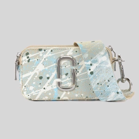 MARC JACOBS The Splatter Snapshot Shoulder Bag Brown Rice Multi H153L01SP22