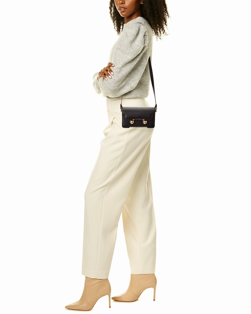 Marni Trunkaroo Mini Leather Shoulder Bag