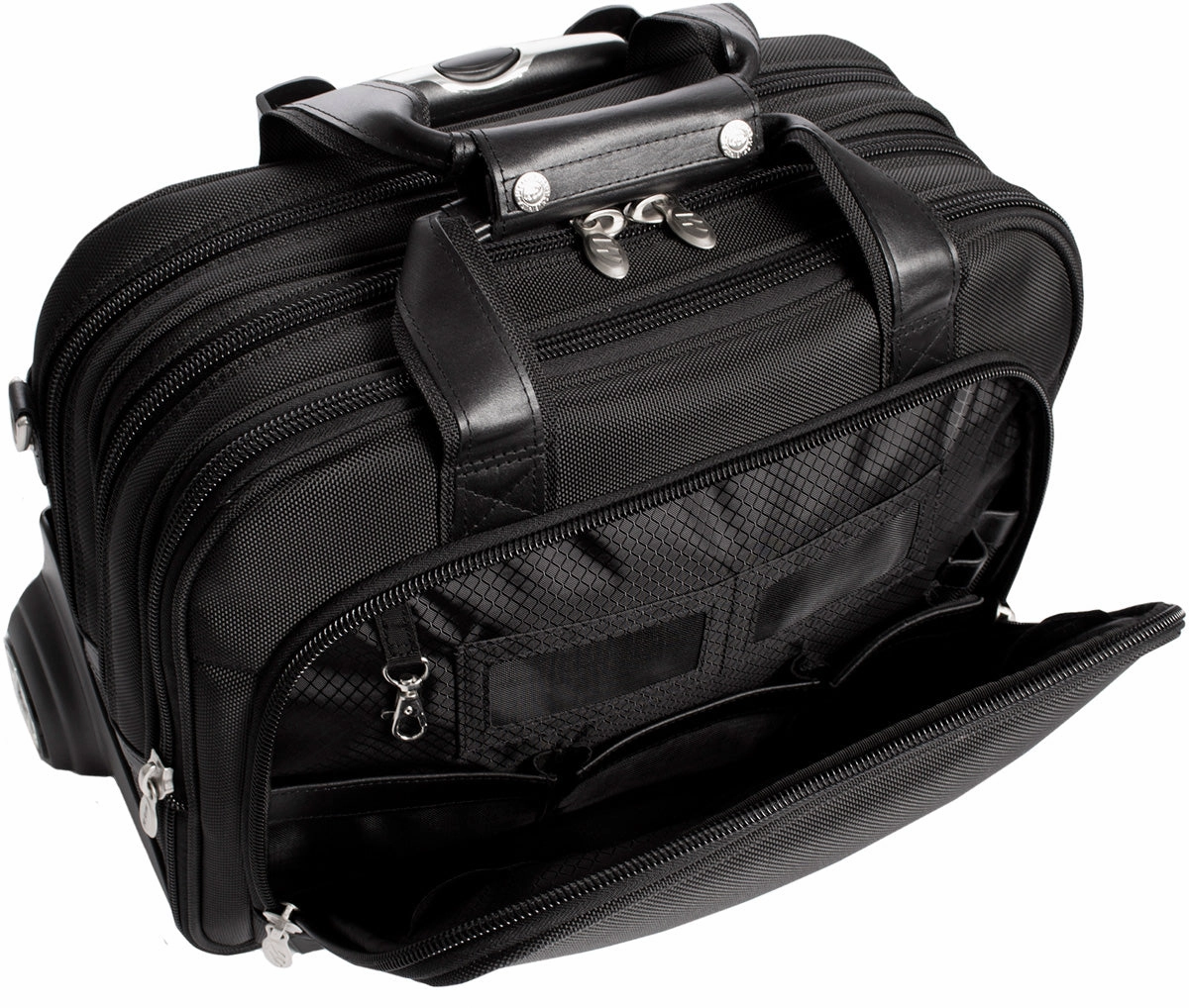 Mcklein R Series Damen Nylon 17In Wheeled Laptop Case