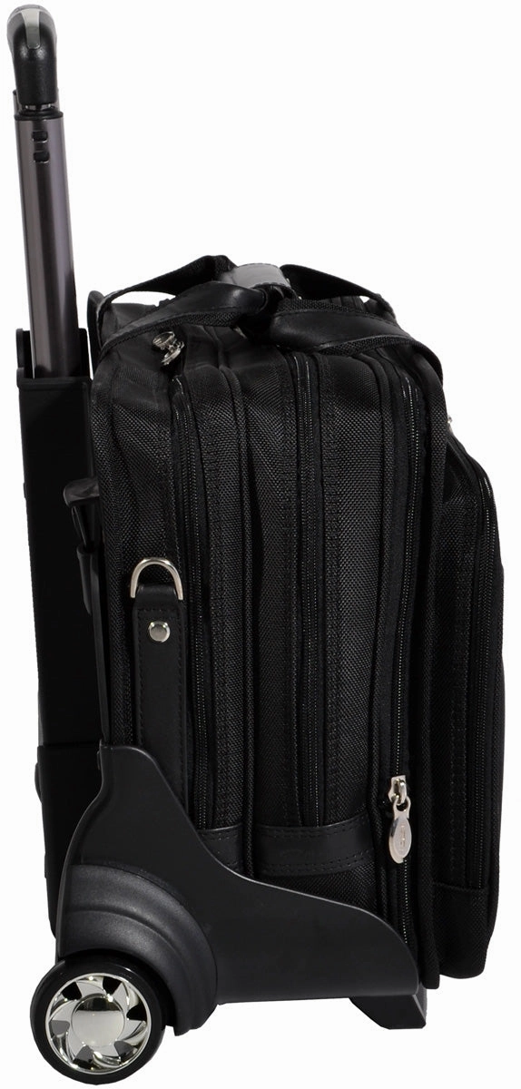 Mcklein R Series Roosevelt Nylon 17In Wheeled Laptop Case