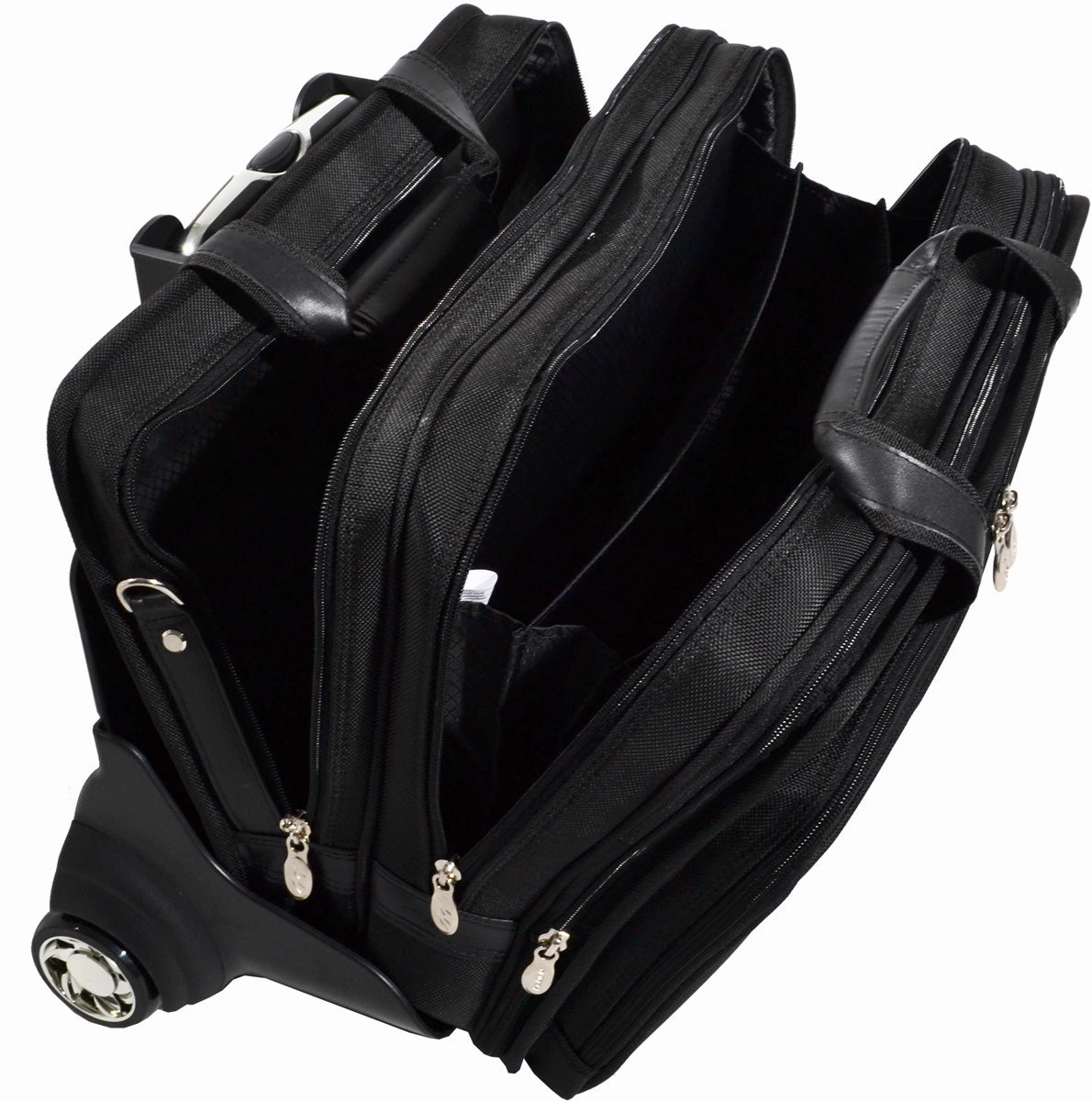 Mcklein R Series Roosevelt Nylon 17In Wheeled Laptop Case