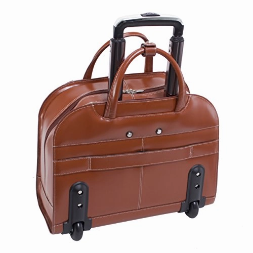 Mcklein Usa Davis Brown 15.6" Leather Ladies' Laptop Case (96184A)