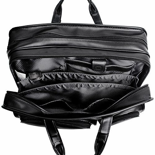 Mckleinusa Clinton 88445 Black 17 Detachable-Wheeled Laptop Case