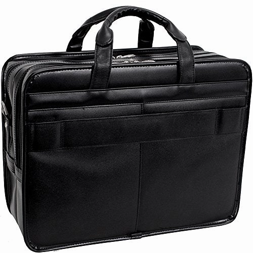 Mckleinusa Clinton 88445 Black 17 Detachable-Wheeled Laptop Case