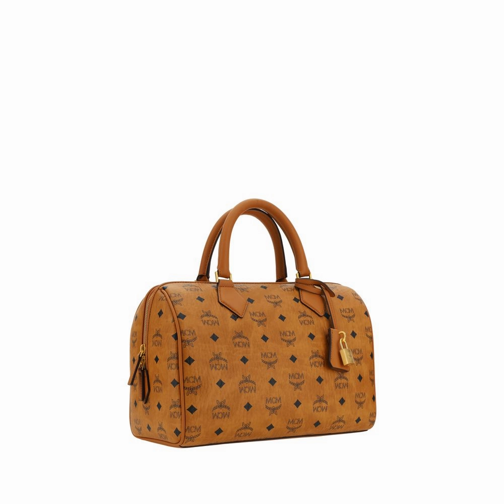 MCM Ella Boston Handbag