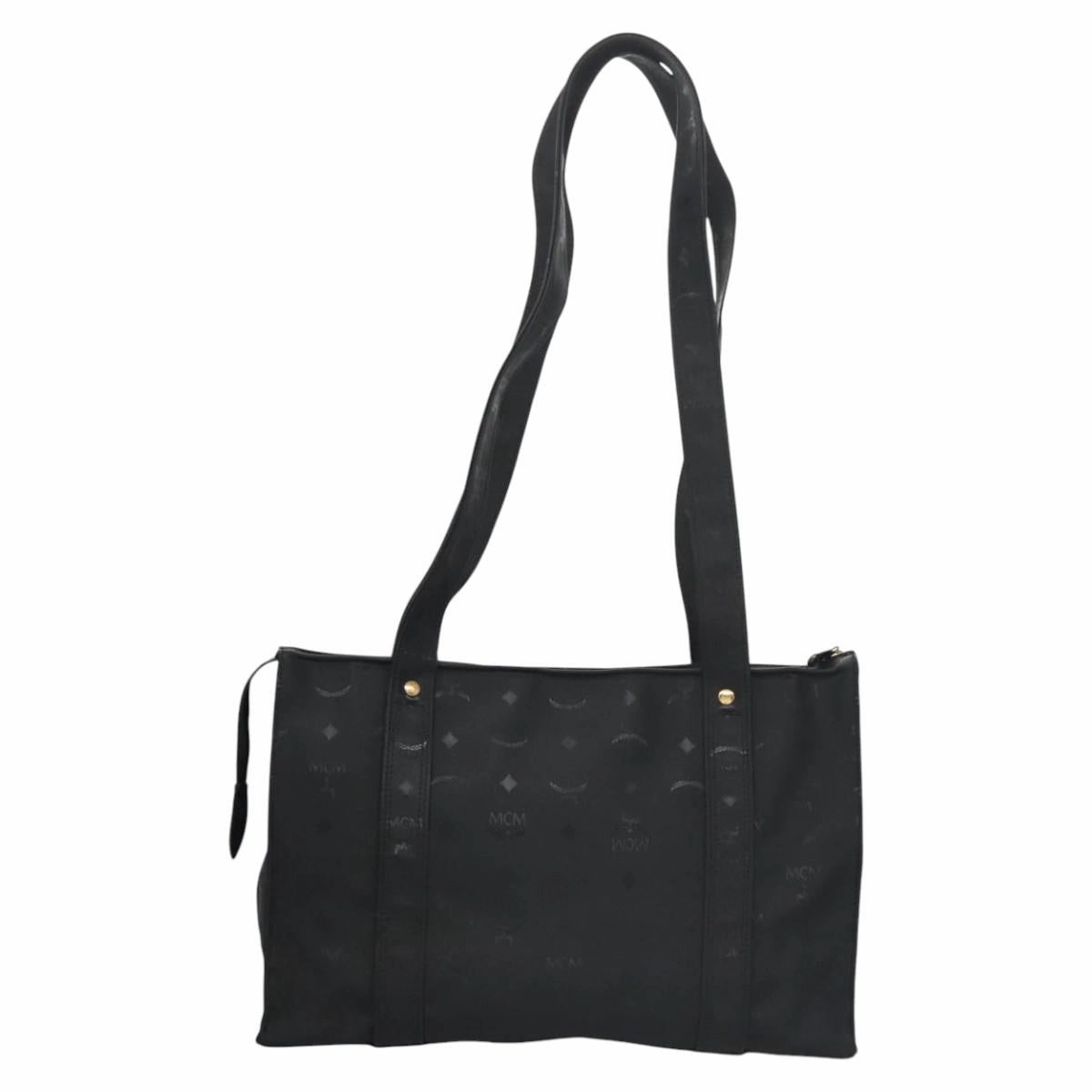 MCM Visetos Canvas Shoulder Bag (Pre-Owned)