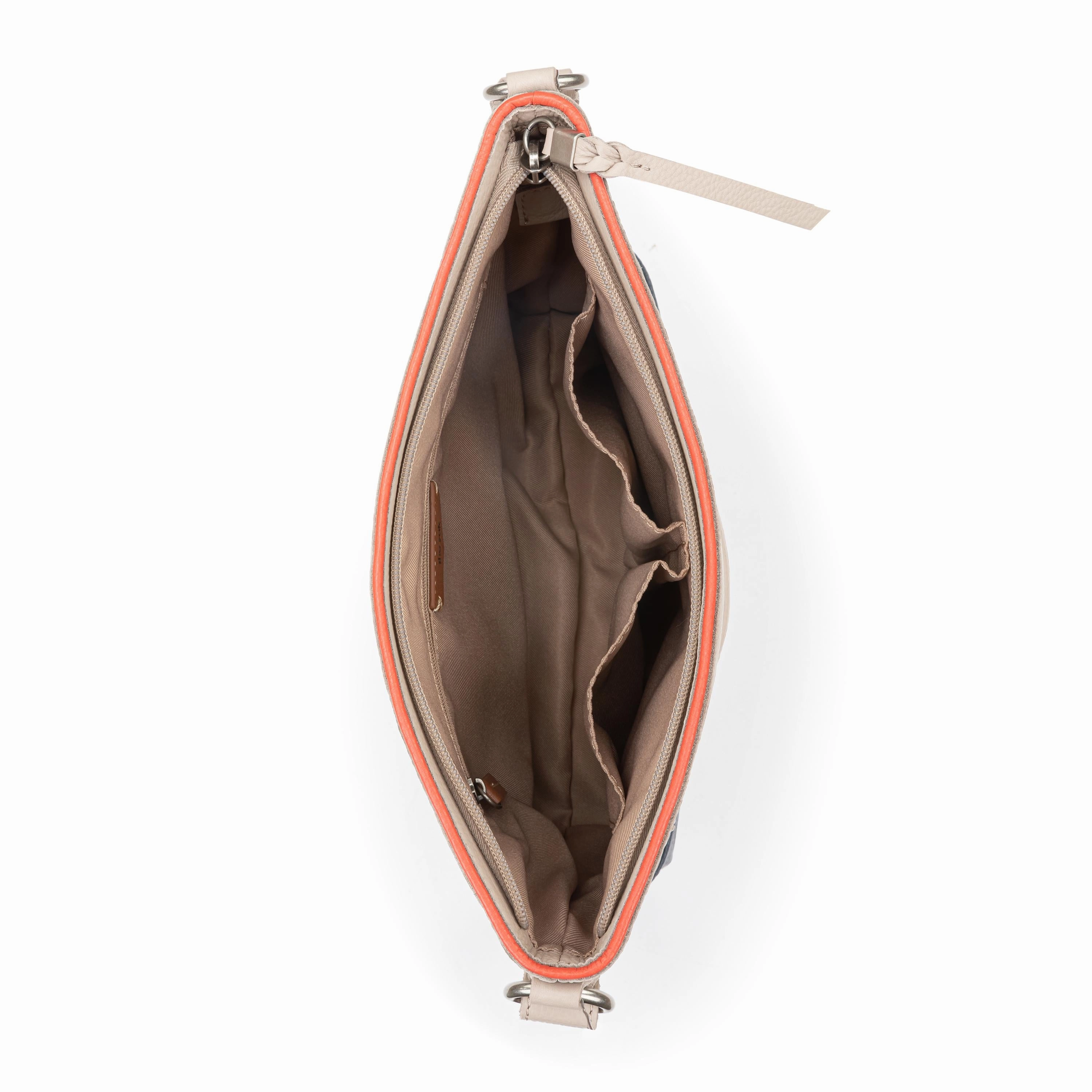 Melrose Crossbody - Leather - Sand Horizon Block