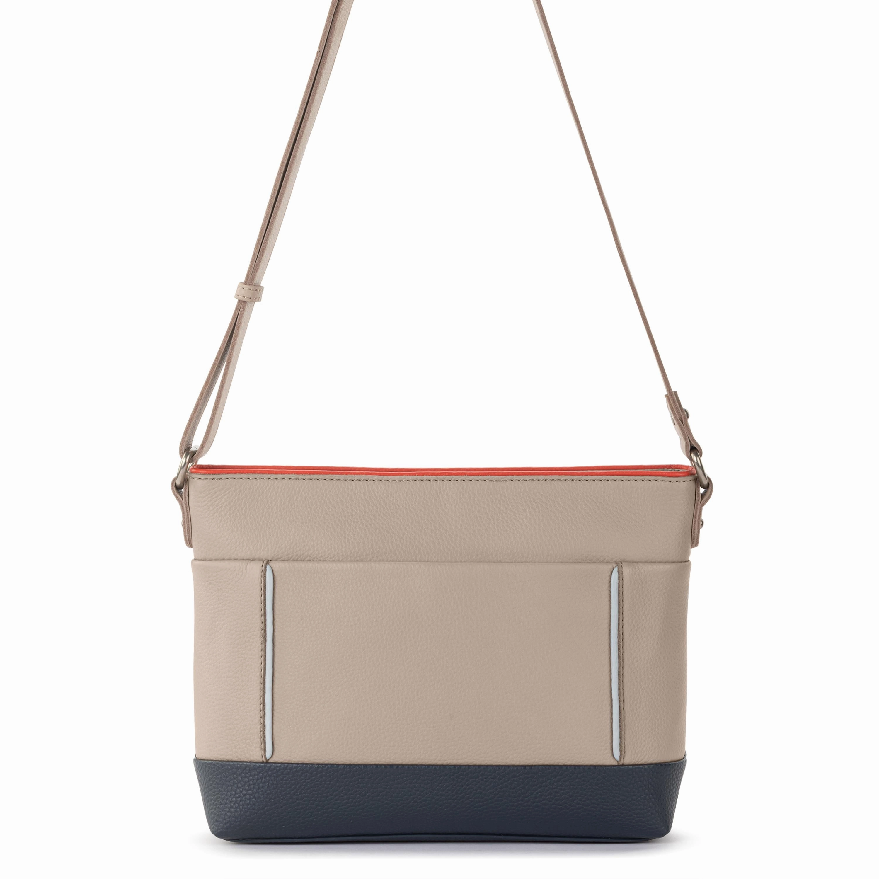 Melrose Crossbody - Leather - Sand Horizon Block