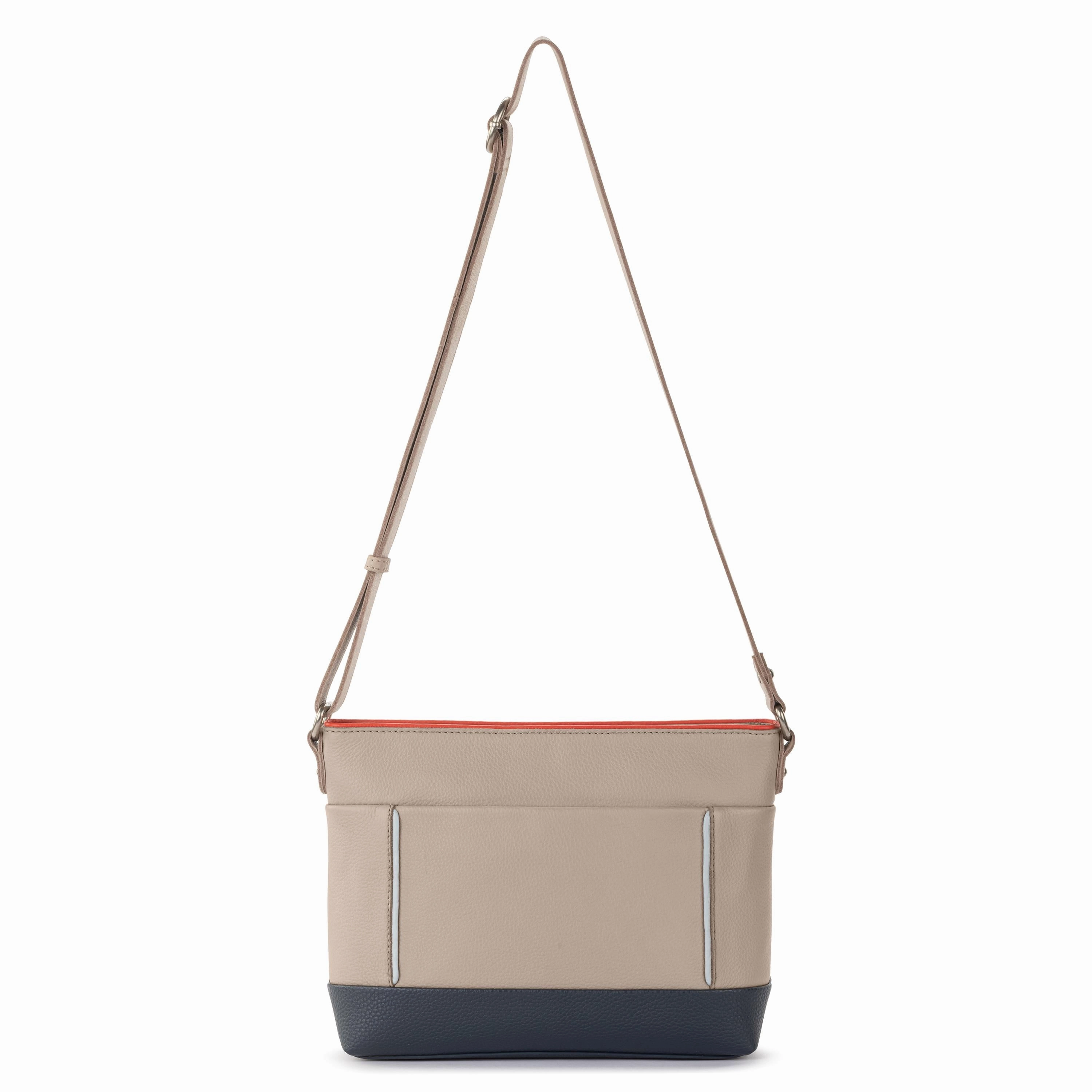 Melrose Crossbody - Leather - Sand Horizon Block