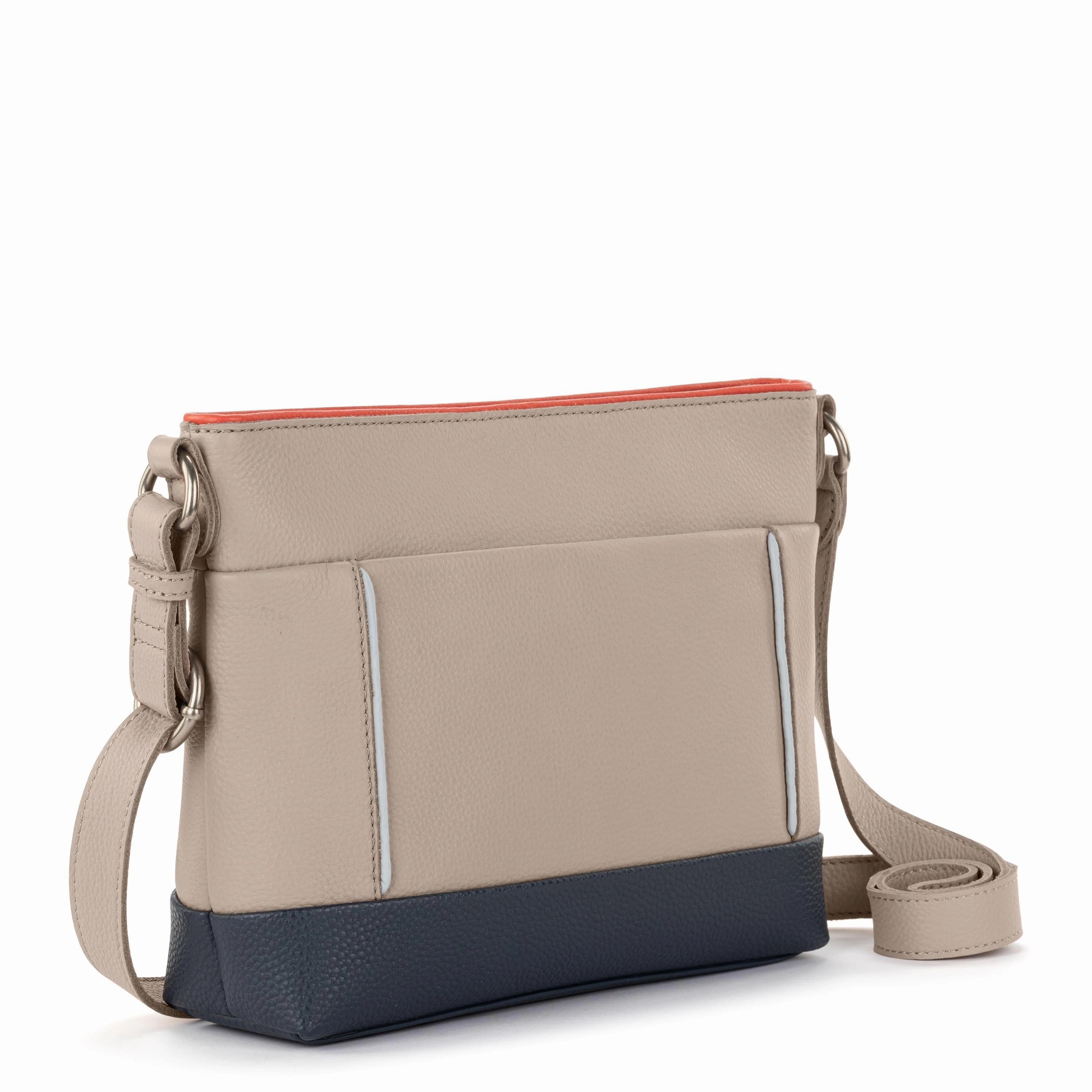 Melrose Crossbody - Leather - Sand Horizon Block