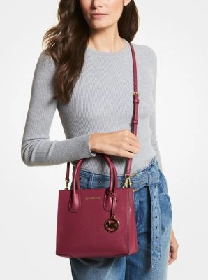 Mercer Medium Pebbled Leather Crossbody Bag