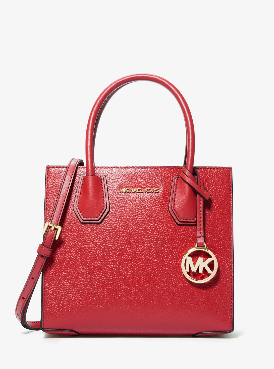 Mercer Medium Pebbled Leather Crossbody Bag