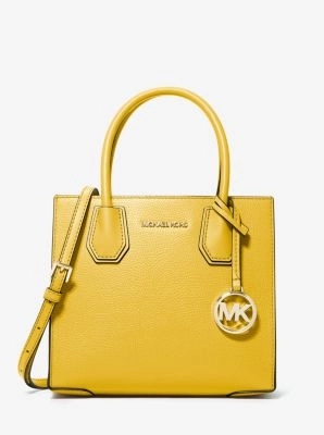 Mercer Medium Pebbled Leather Crossbody Bag