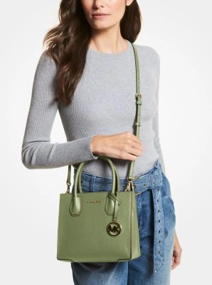 Mercer Medium Pebbled Leather Crossbody Bag