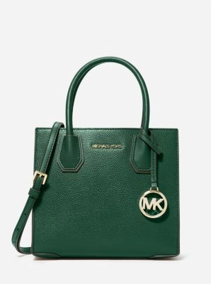 Mercer Medium Pebbled Leather Crossbody Bag