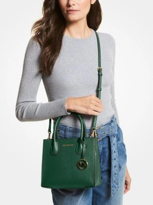 Mercer Medium Pebbled Leather Crossbody Bag