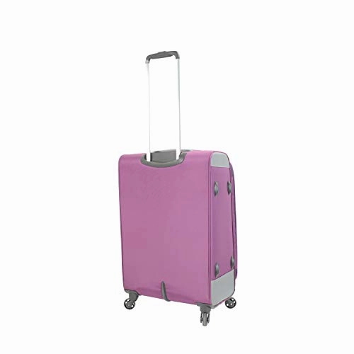Mia Toro M1136-20In-Blk Italy Sardinia Softside Spinner 20" Carry-On, Black