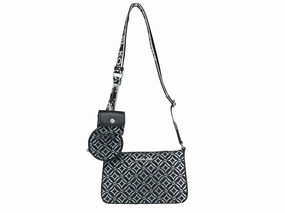 Michael Kors Crossbody Tech Attachment Bag Purse Black