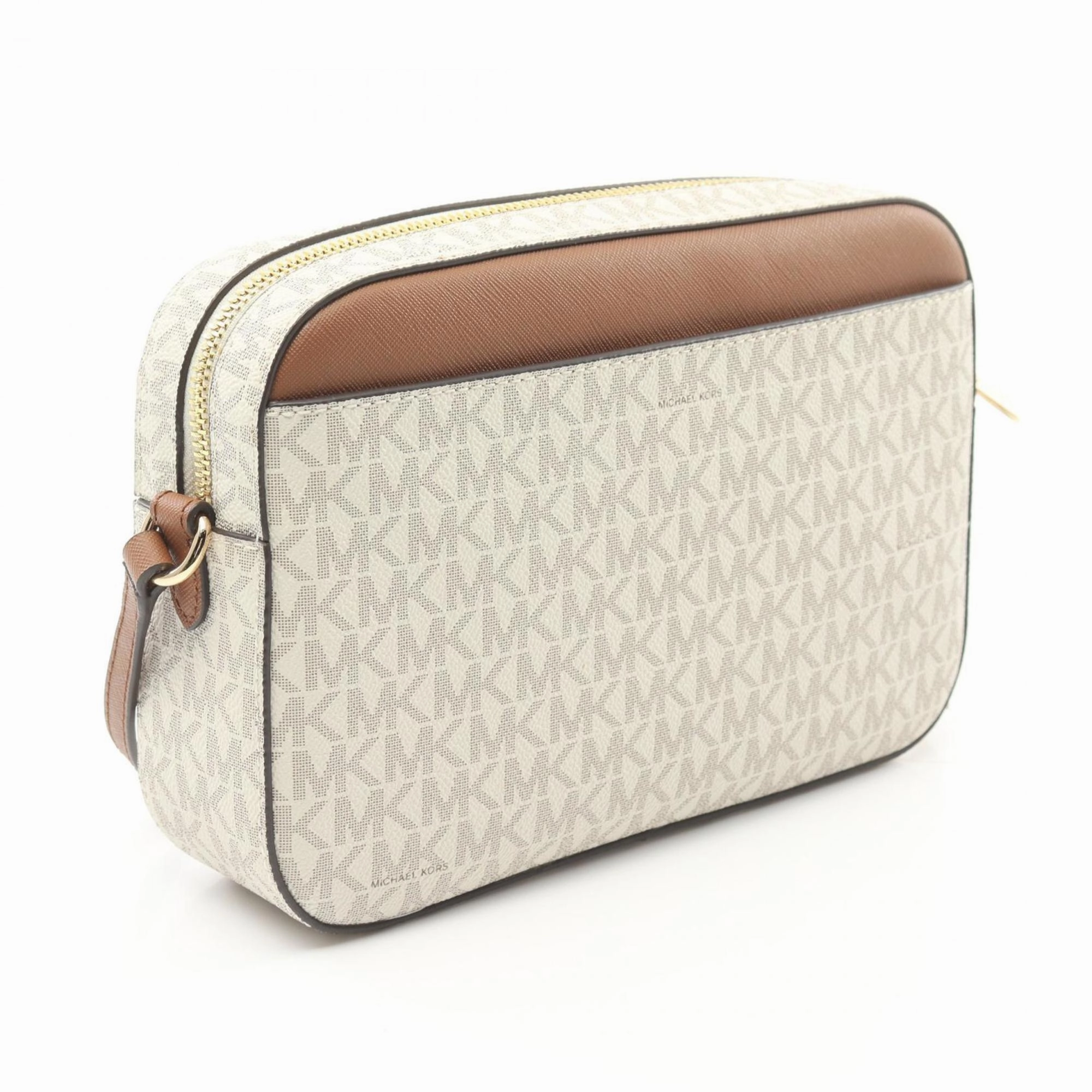 Michael Kors Jet Set   Coated Canvas Leather Shoulder Bag
