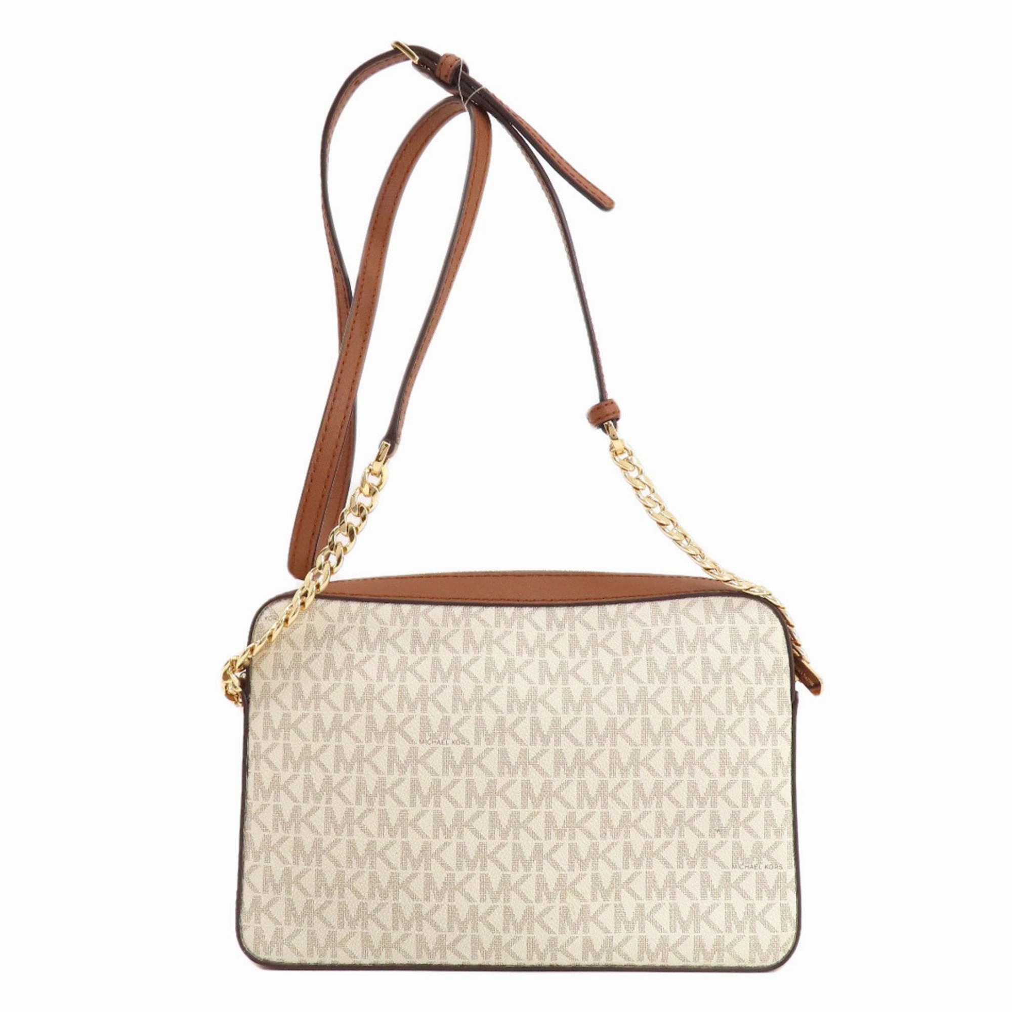 Michael Kors Jet Set Canvas Shoulder Bag (Pre-Owned)