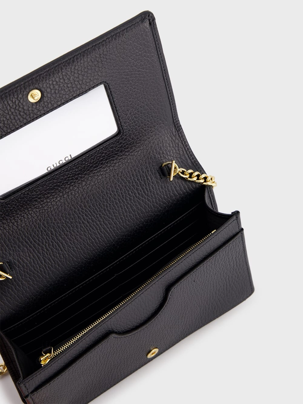 Mini Chain Black Leather Bag