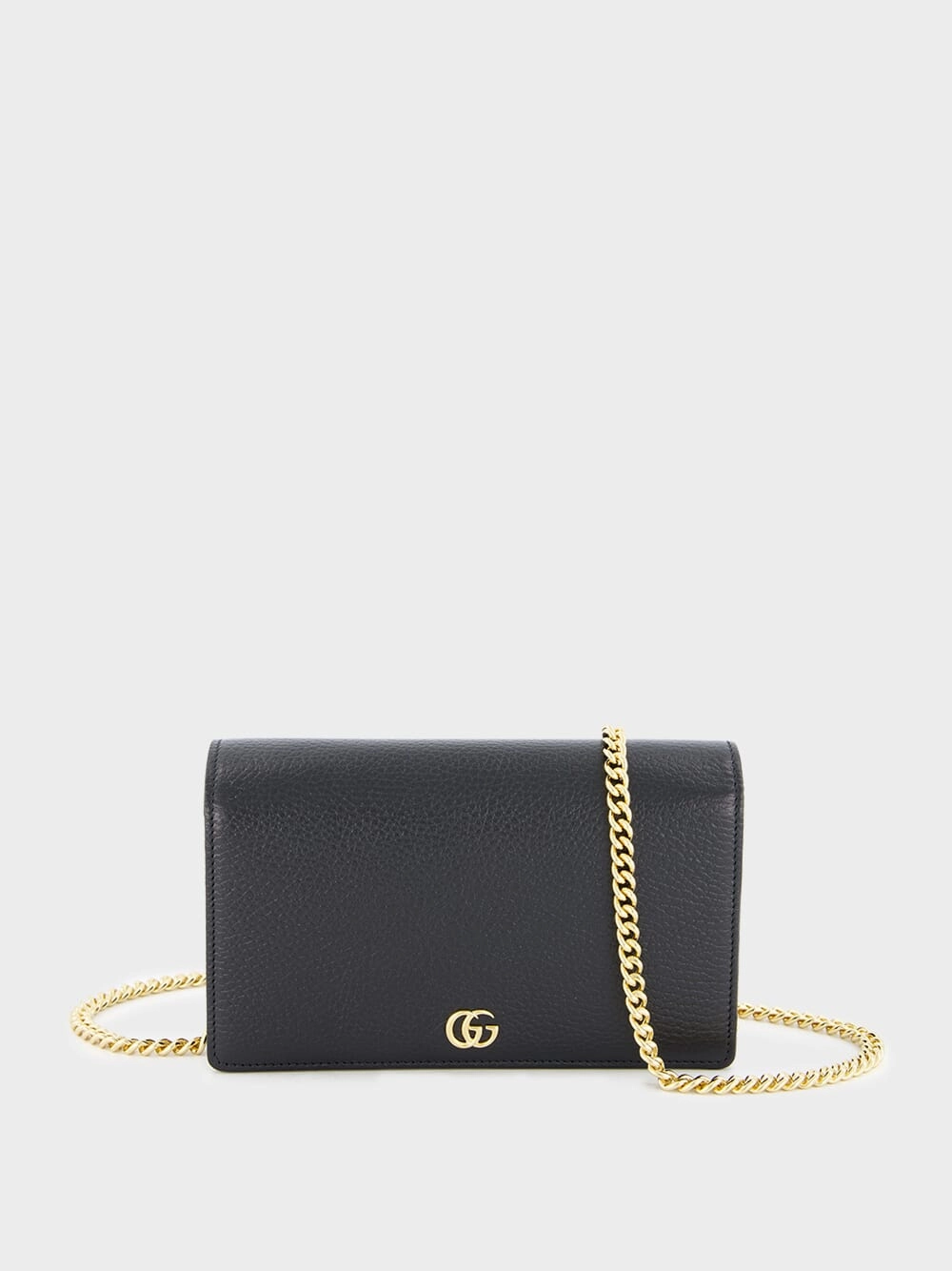 Mini Chain Black Leather Bag