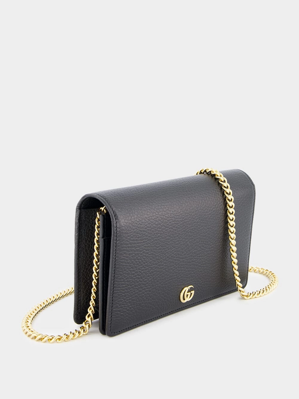 Mini Chain Black Leather Bag