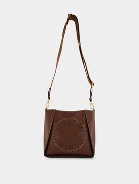 Mini Frayme Bucket Logo-Plaque Bag