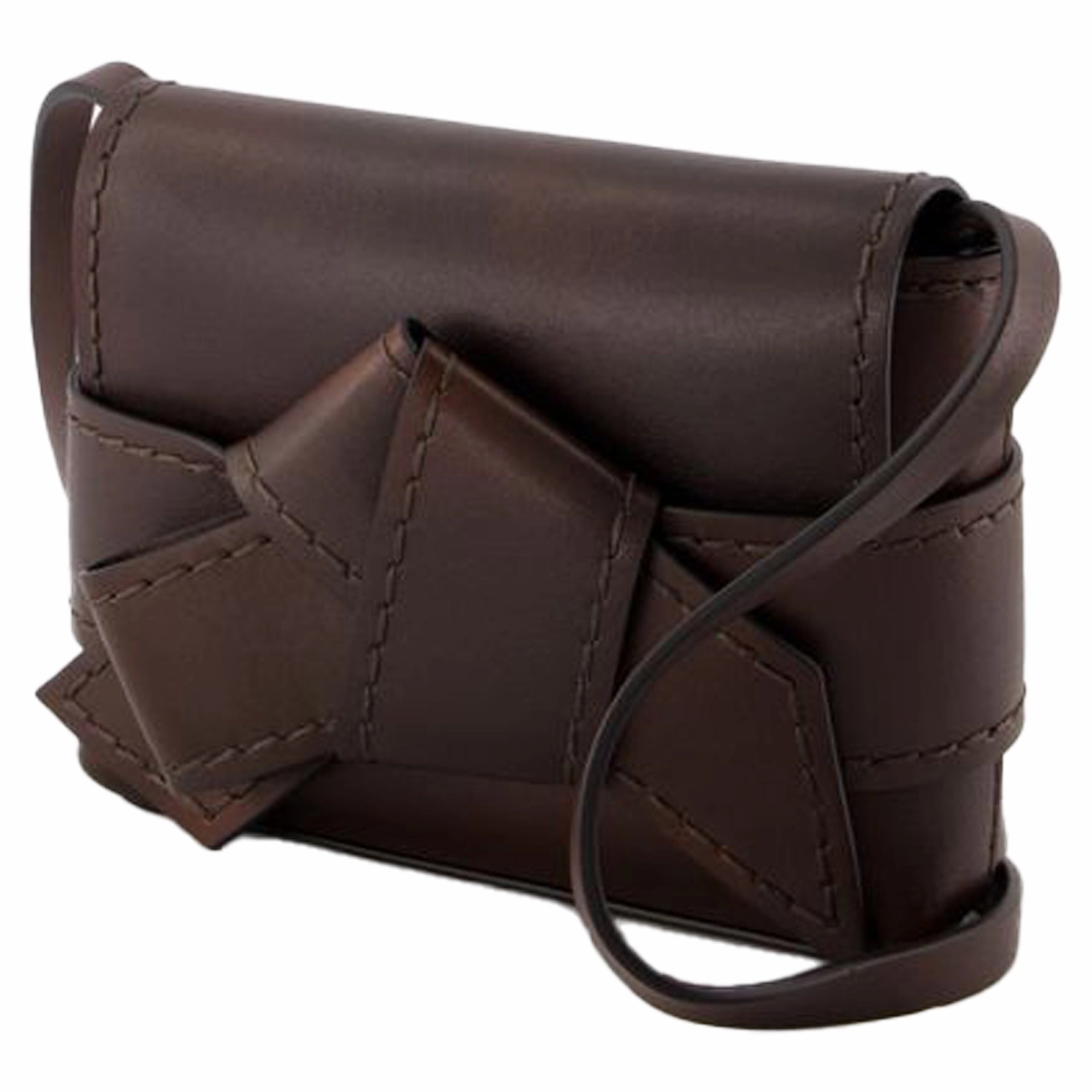 Mini Musubi Bag - Acne Studios - Leather - Brown