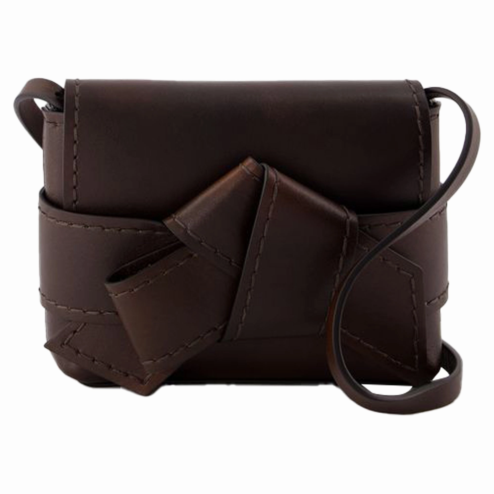 Mini Musubi Bag - Acne Studios - Leather - Brown