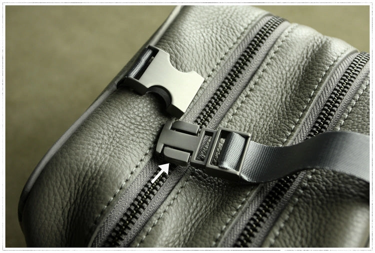 Mini Womens Khaki Leather Shoulder Purse Cube Double Zip Leather Crossbody Purse for Ladies