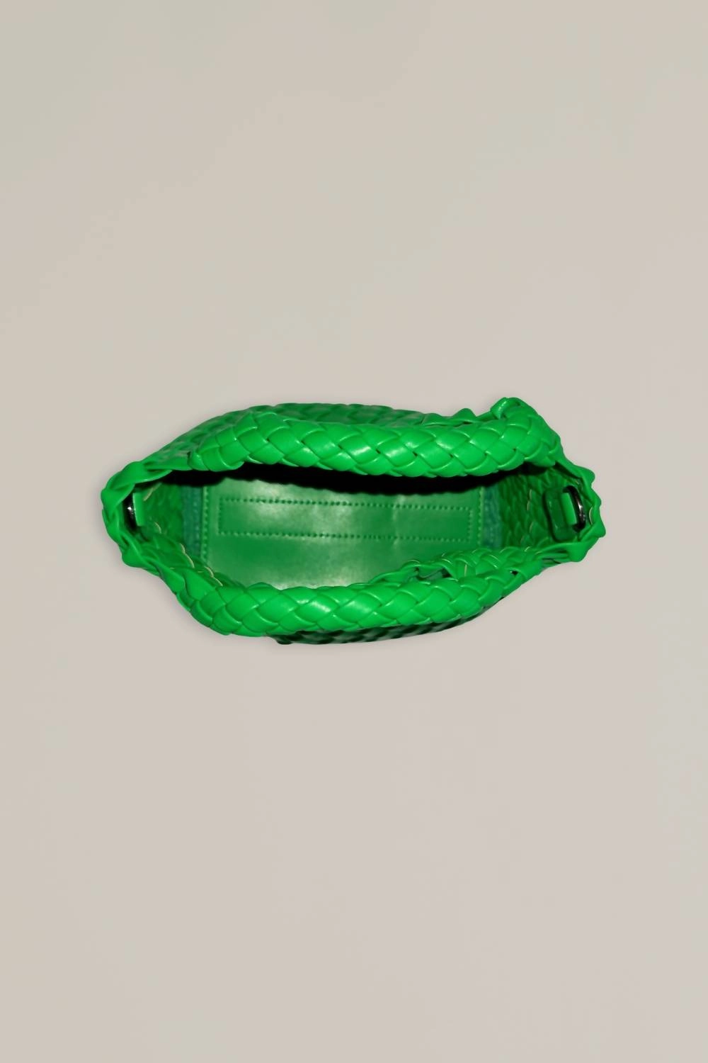 Mini Woven Bag In Green