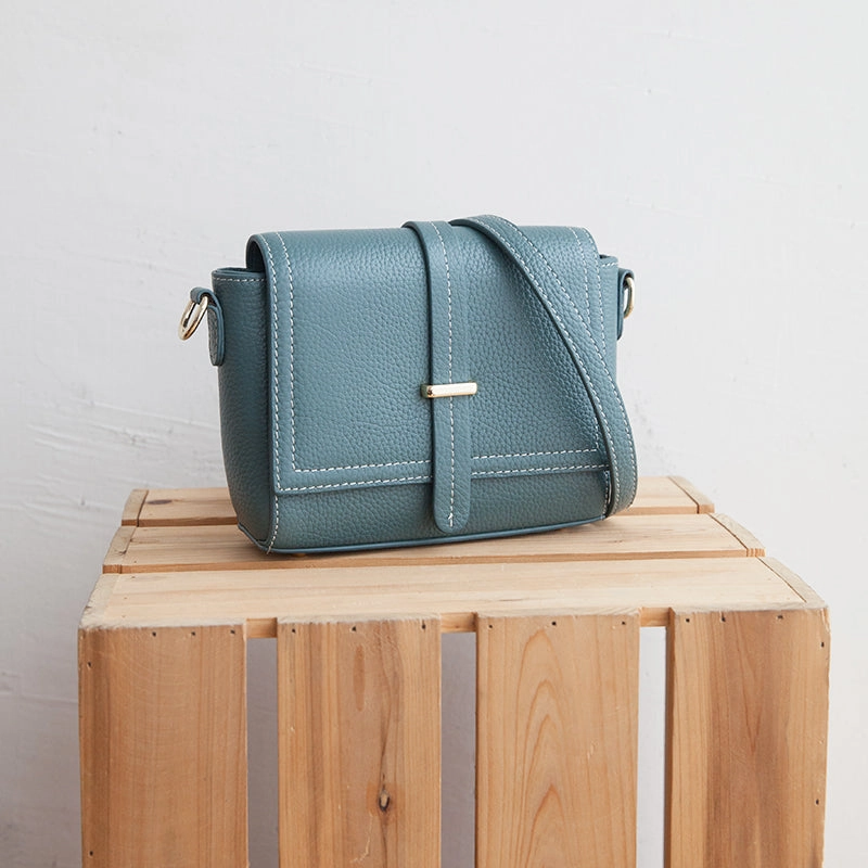 Minimalist Leather Womens Stylish Small Shoulder Bag Crossbody Purse for Women