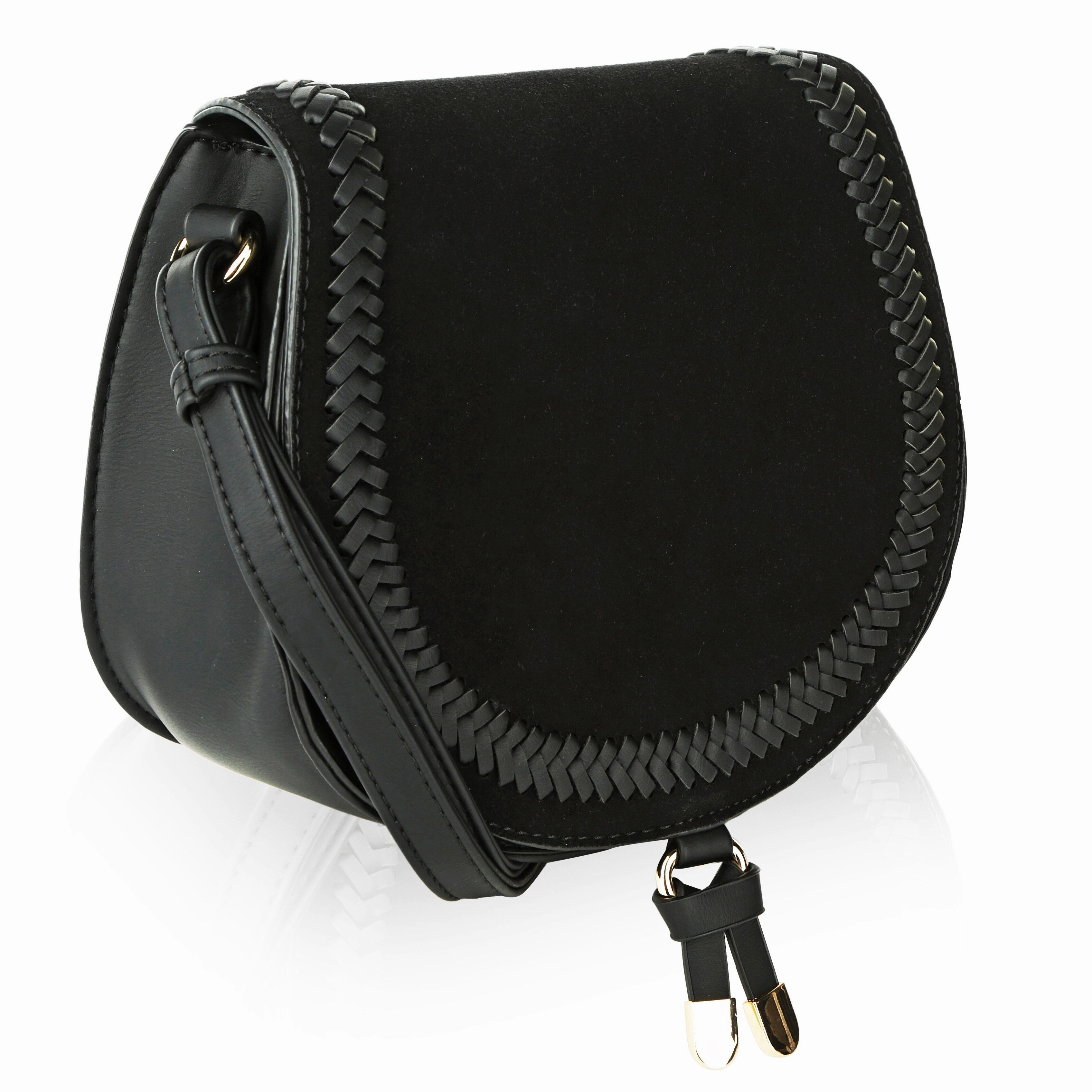 MKF by Mia K. Saddle Crossbody Handbag