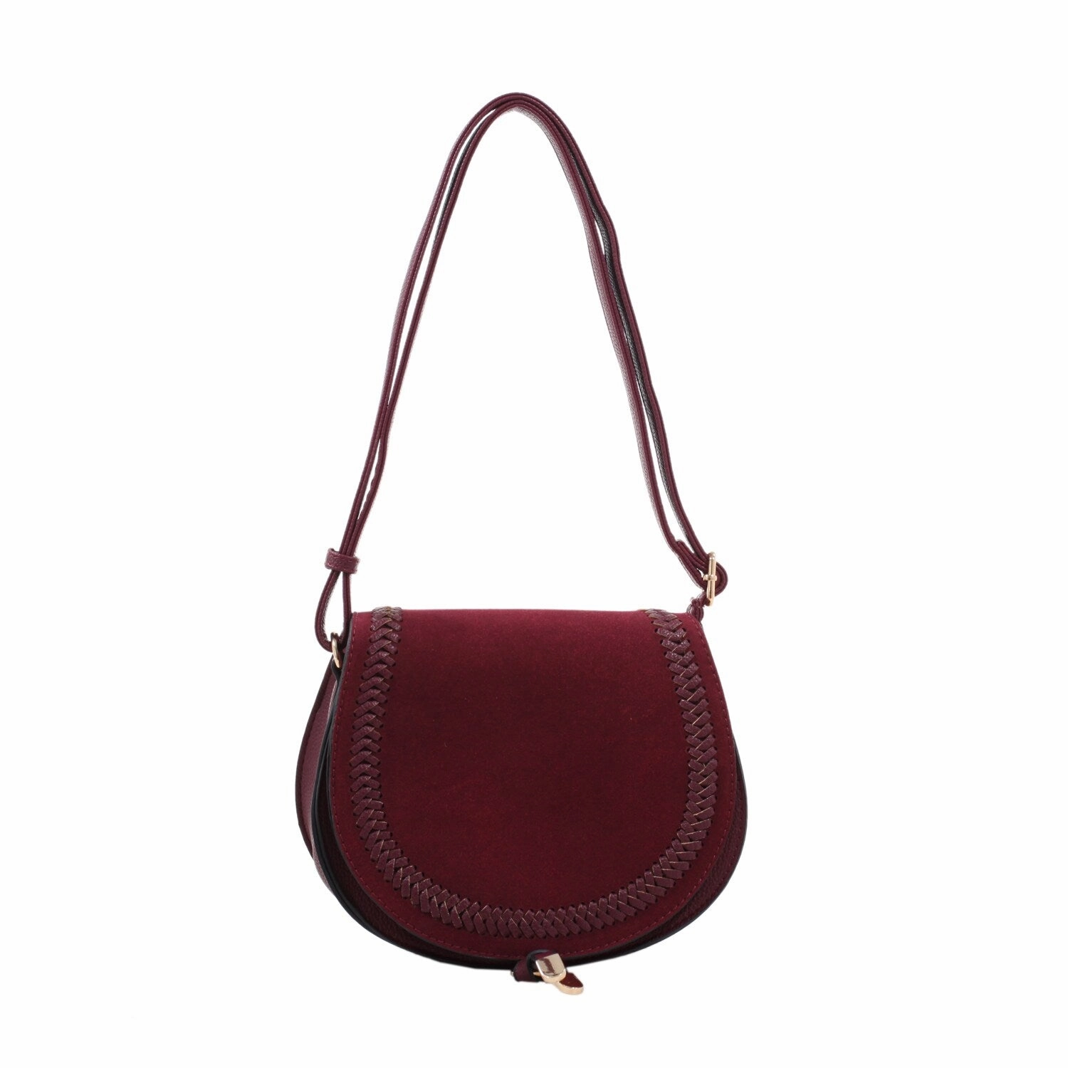 MKF by Mia K. Saddle Crossbody Handbag