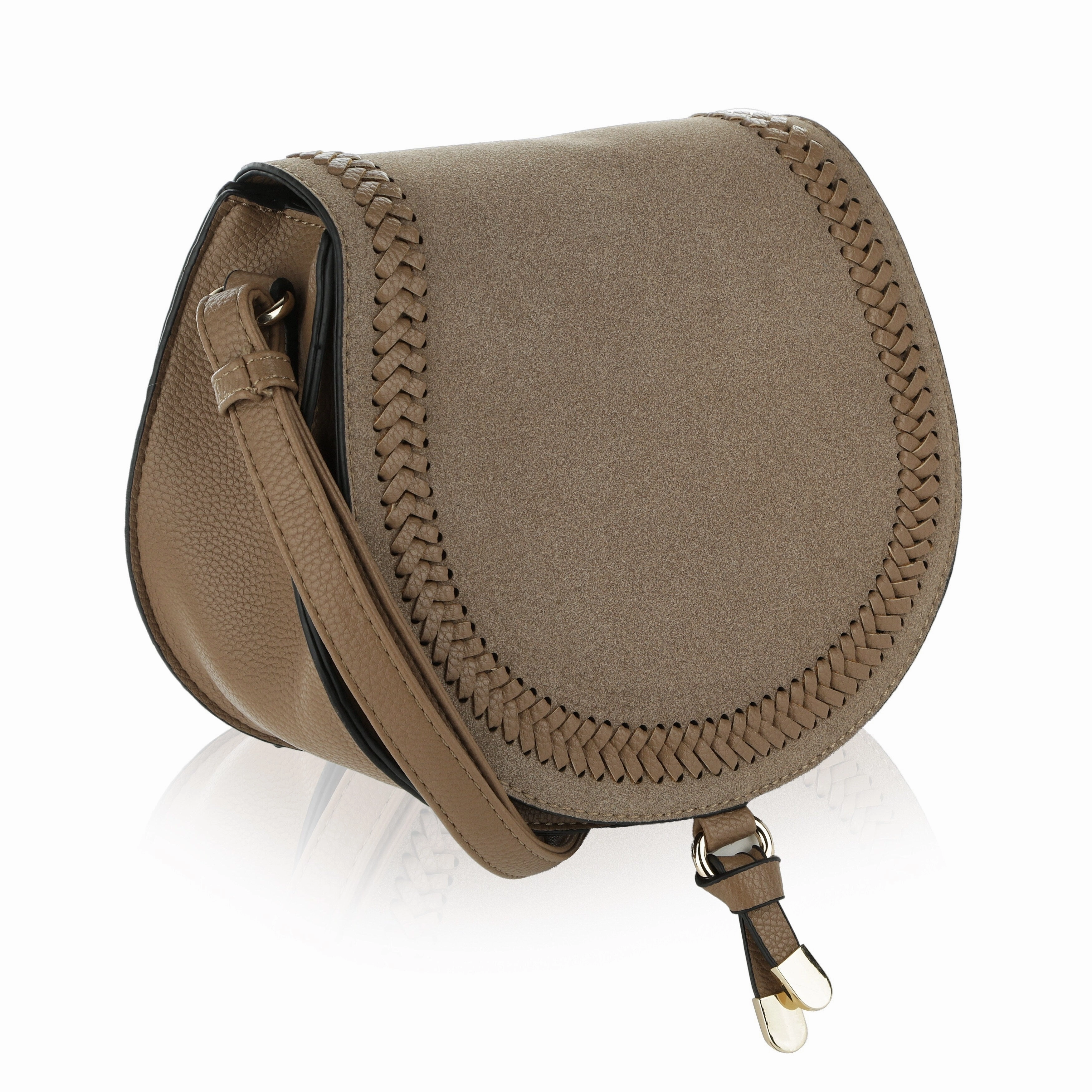 MKF by Mia K. Saddle Crossbody Handbag