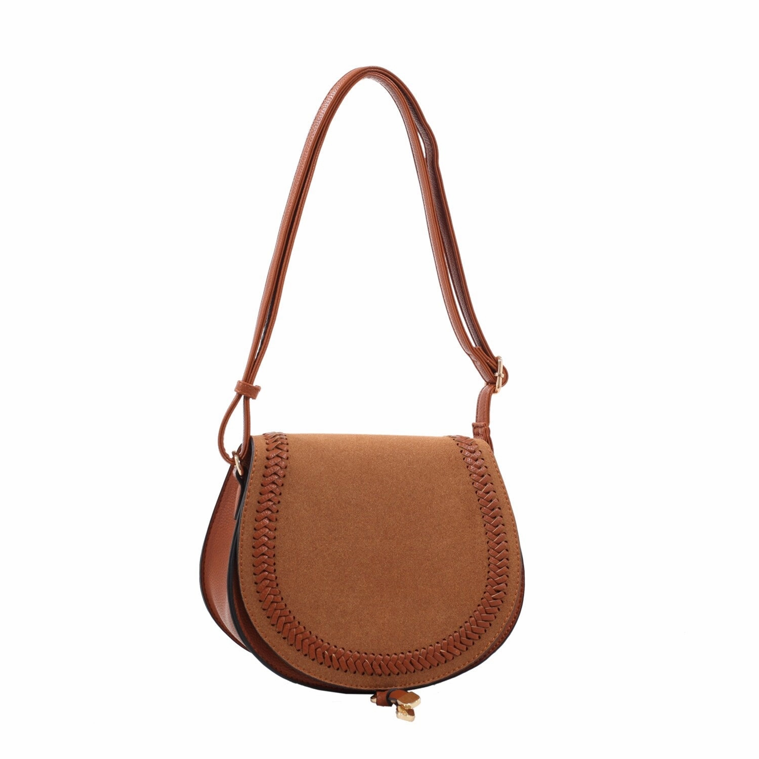 MKF by Mia K. Saddle Crossbody Handbag