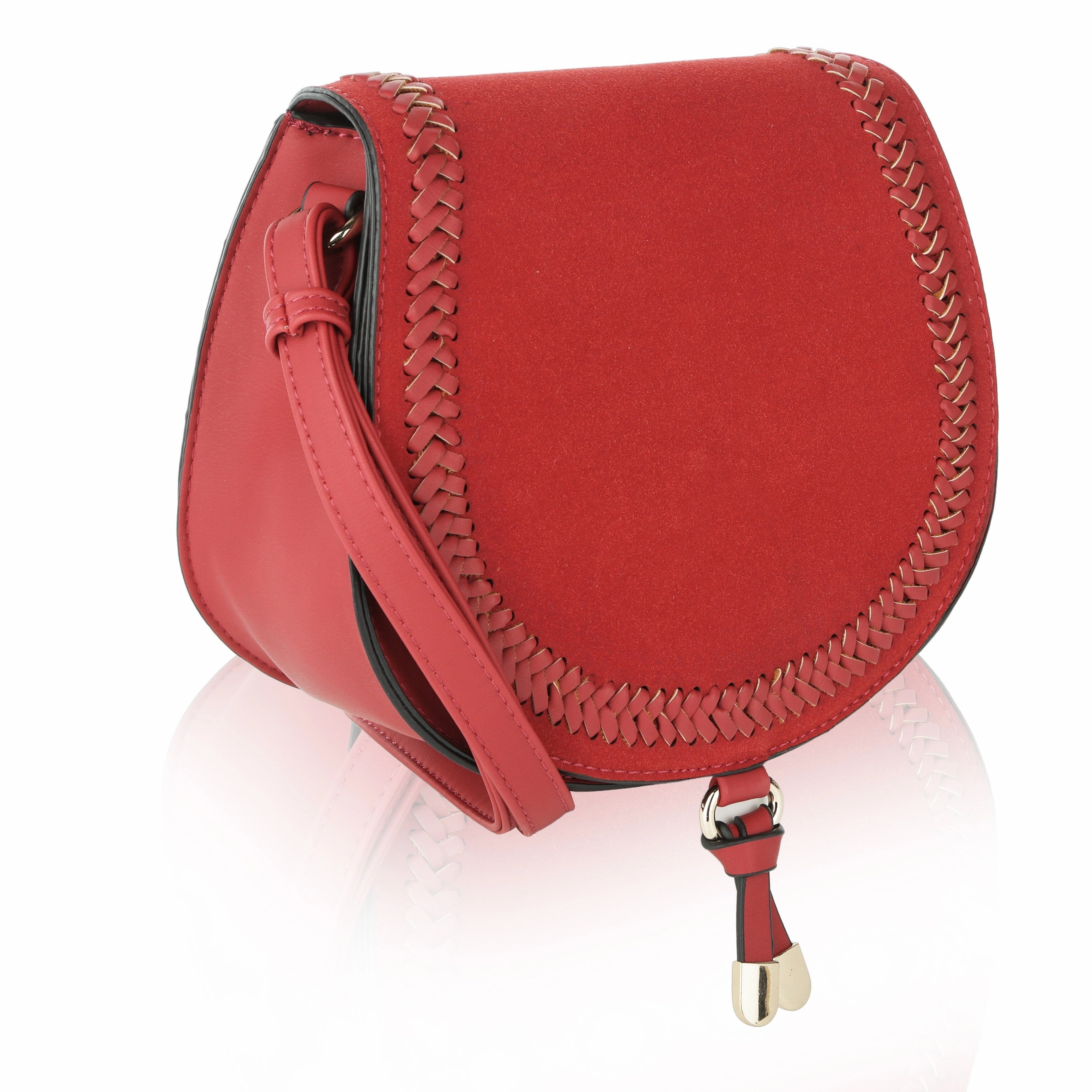 MKF by Mia K. Saddle Crossbody Handbag