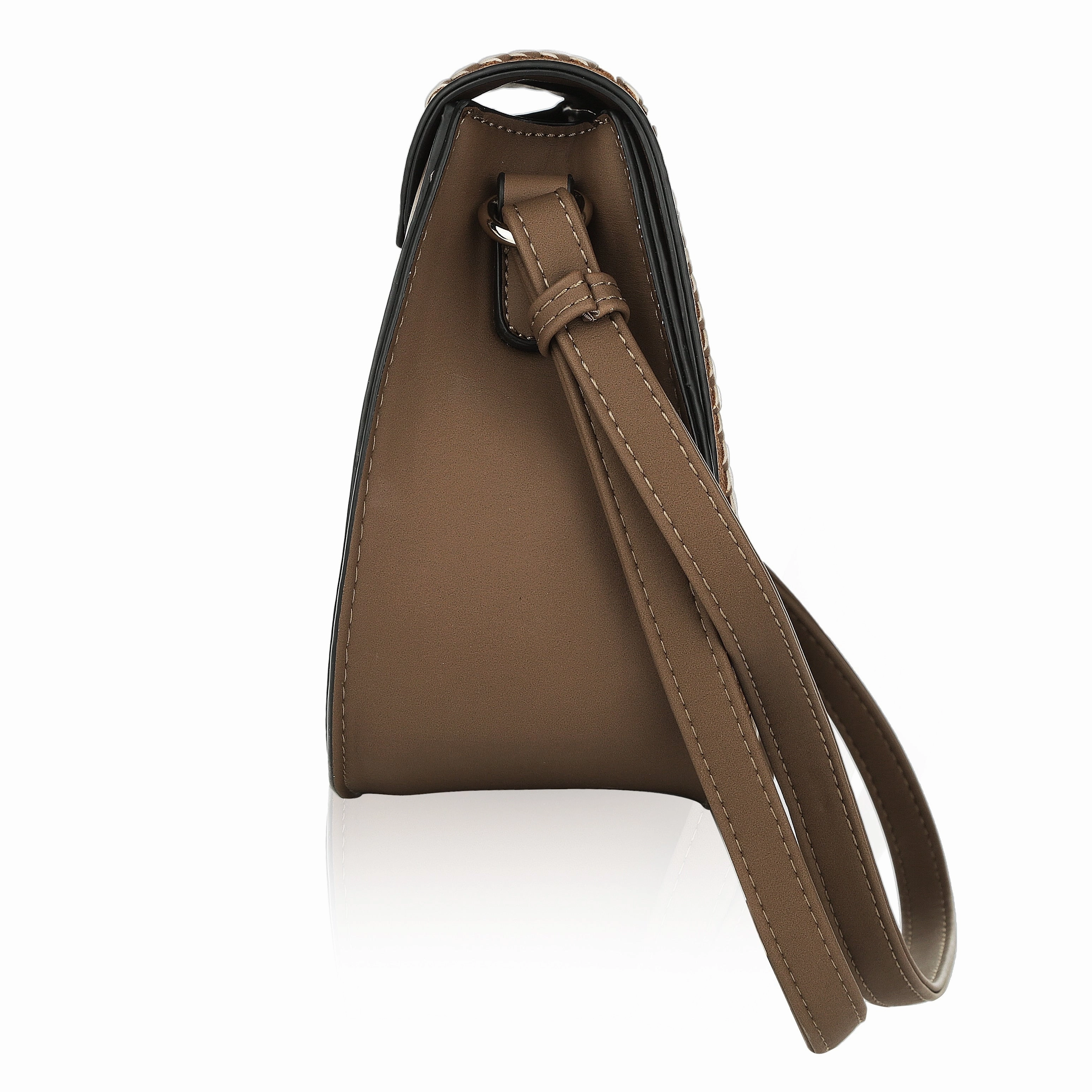 MKF by Mia K. Saddle Crossbody Handbag