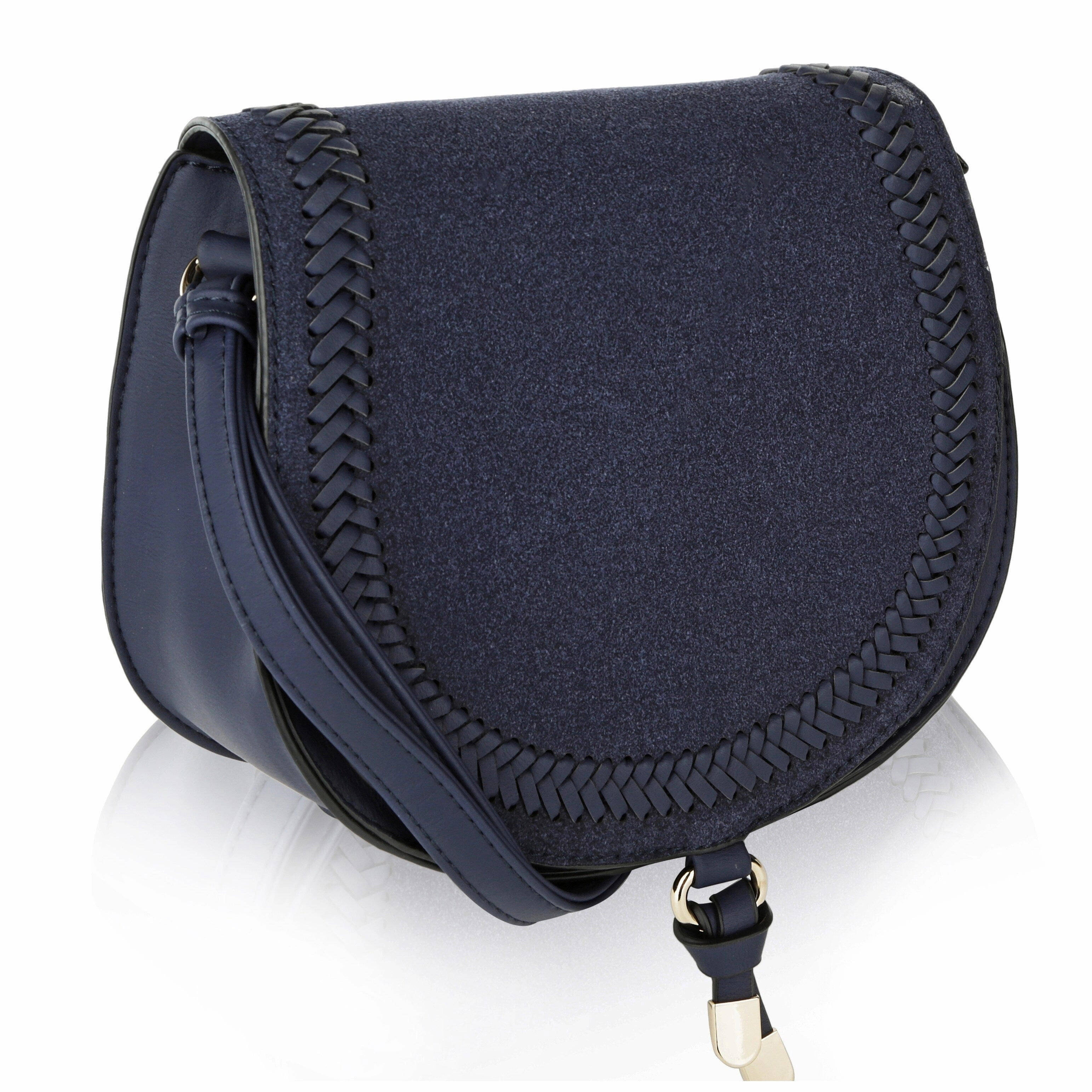 MKF by Mia K. Saddle Crossbody Handbag