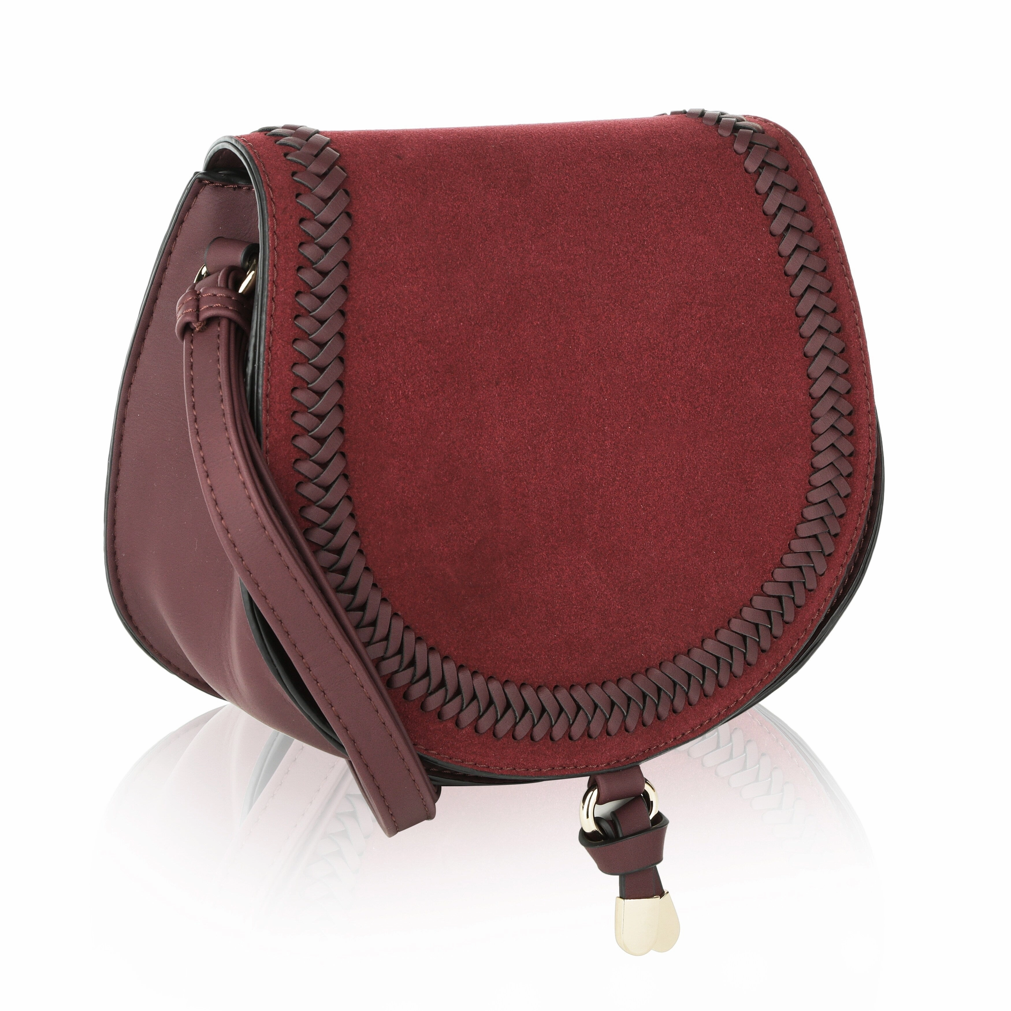 MKF by Mia K. Saddle Crossbody Handbag