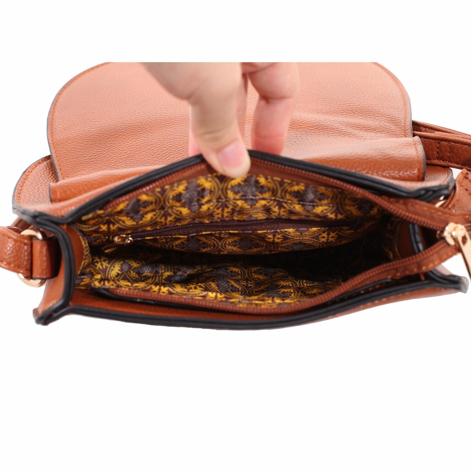 MKF by Mia K. Saddle Crossbody Handbag