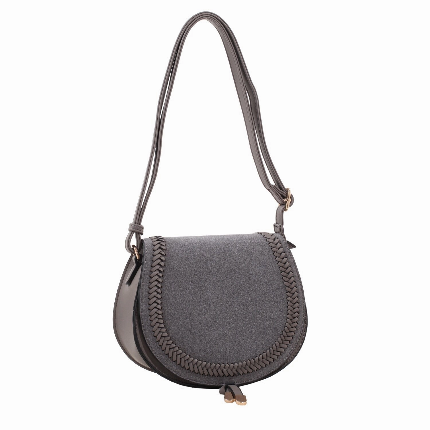 MKF by Mia K. Saddle Crossbody Handbag