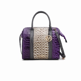 Mkfcollection Ember Shoulder Bag Vegan Leather Designer Handbag