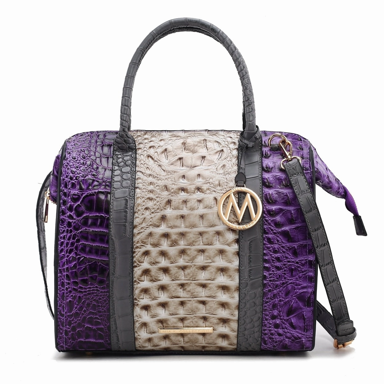 Mkfcollection Ember Shoulder Bag Vegan Leather Designer Handbag